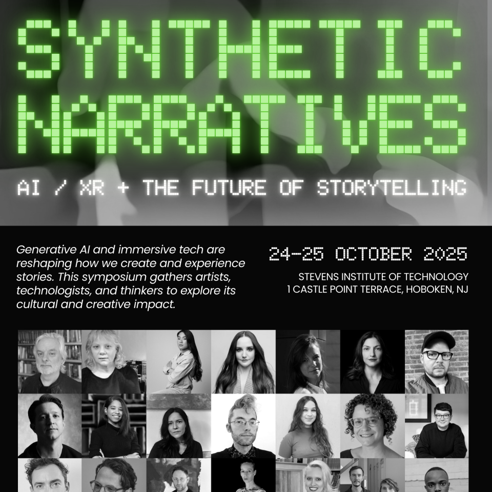 Promo image of Synthetic Narratives Conference